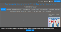 Desktop Screenshot of clef-services-menton.com